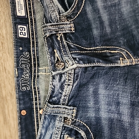 MISS ME Boot Cut Jeans Size 29 - Picture 9 of 15